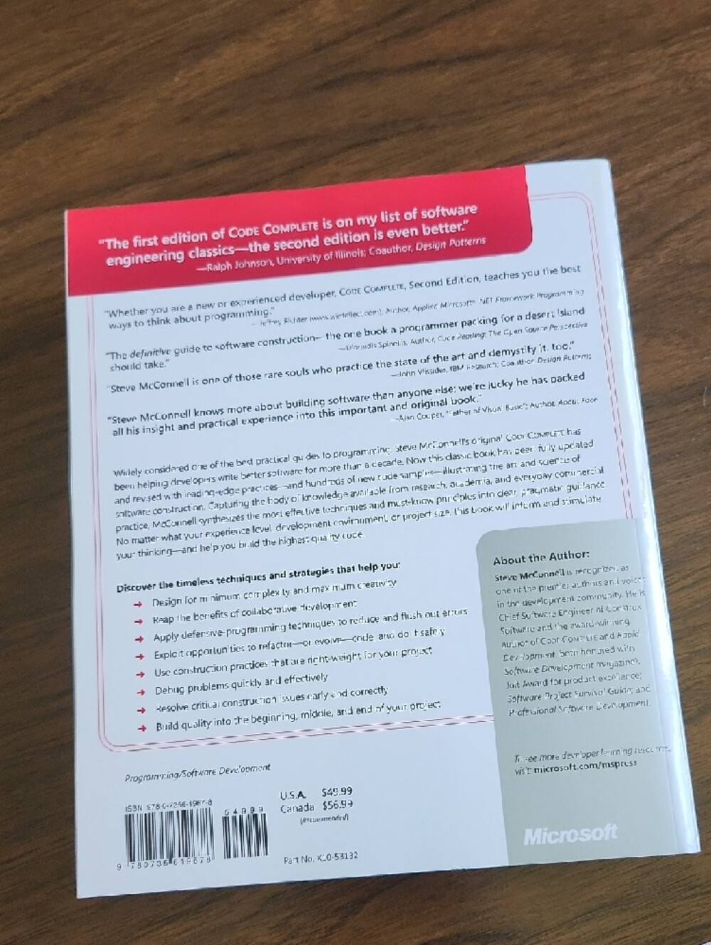 Microsoft Code Complete 2 Book - Picture 10 of 10